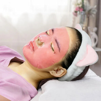 10pcs Crystal Collagen Gold Face Masks