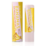 Peach and Banana Sunscreen Lip Balm SPF 30 UVA Protects Lips Moisturizing Colorless lip balm