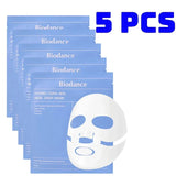 10Pcs Bio-Collagen Face Mask Firming Nourish Brightening Soft Gel Split Mask Shrink Pores Deep Hydrating Night Moisturized Masks