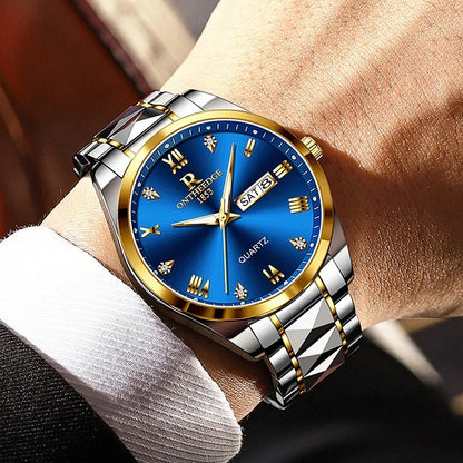 Fashion High Qualit Luxury Men's Watches Waterproof Luminous Date Sport Clock Men Top Brand Classic Business Quartz Wristwatches