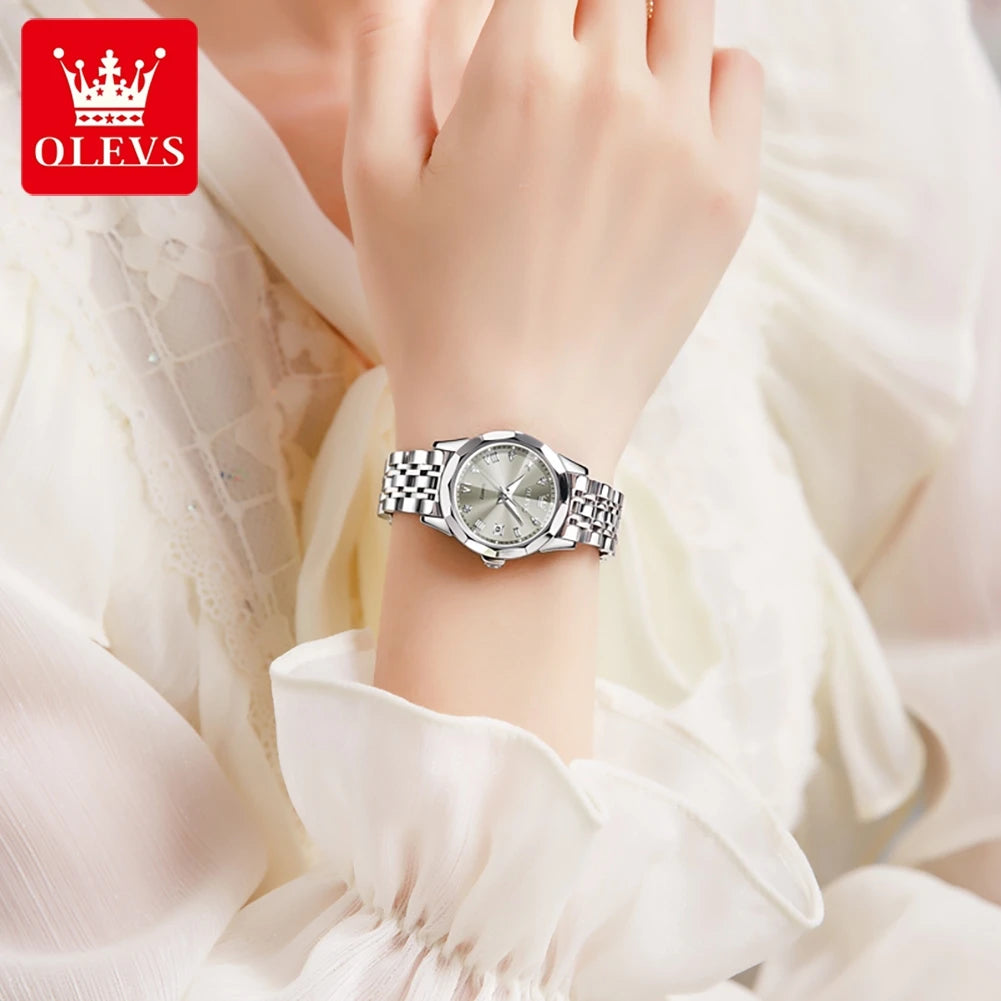 OLEVS Elegant Fashion Women's Watches Luxury Brand Original Quartz Watch