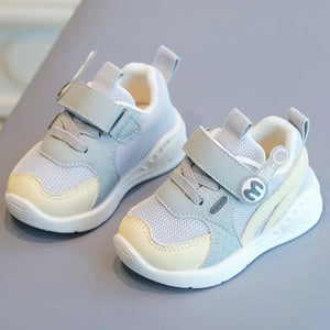 Children's Fashion Sneakers 2024 New Kids White Non-slip Casual Shoes Boys Girls Breathable Sneakers Toddler Outdoor Sport Shoes
