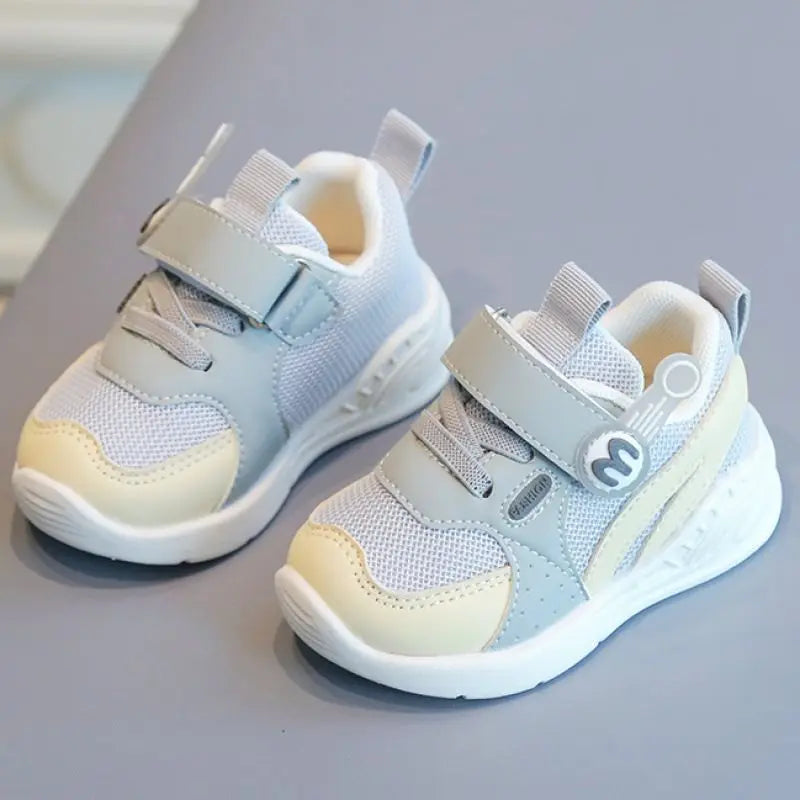 Children's Fashion Sneakers 2024 New Kids White Non-slip Casual Shoes Boys Girls Breathable Sneakers Toddler Outdoor Sport Shoes