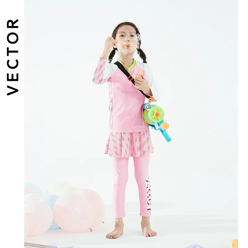 Children's Swimsuit Sunscreen Swimsuit Bikini Breathable Split Suit