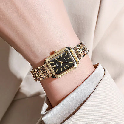 Luxury Brand Watch Women Stainless Steel Strap Fashion Gift Quartz Wristwatch