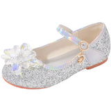 Party Dresses Shoes Heel Girls Glitter Elegant Girl Heels Shoes Child Shoe Low Heeled