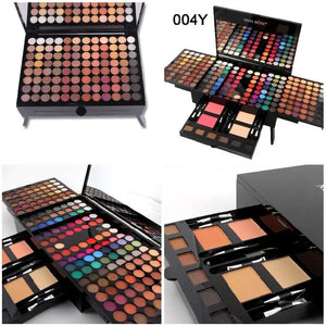 Miss Rose Professional Makeup 194 Color Matte Shimmer Palette Cosmetic Foundation