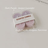4pcs Handmade Tea Light Scented Candle Aromatherapy Soy Wax Candles