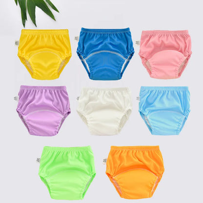 Baby Ecological Diapers Underwear Girl Nappy Learning Panties Children Washable Reusable Cloth Diapers Potty Training Pants