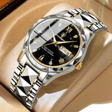 Brand Luxury Man Wristwatch Waterproof Luminous Date Week Men Watches Stainless