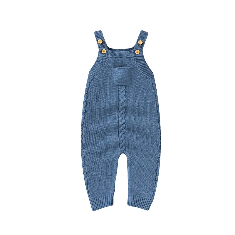Newborn Baby Romper Knitted Infant Boy Jumpsuit Sleeveless