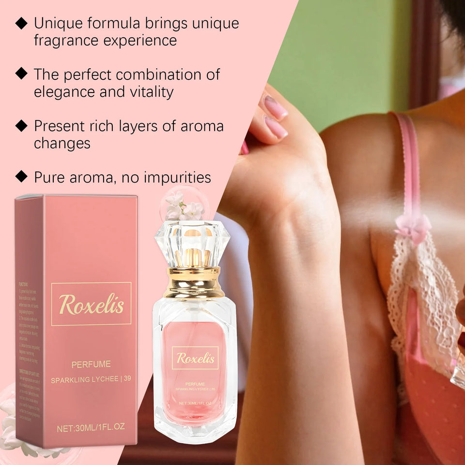 Women Lychee Perfume Plant Floral Scent Lasting Fragrance