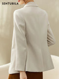 Elegant Fashion Office Lady Work Business Professional Notched Suit Jacket