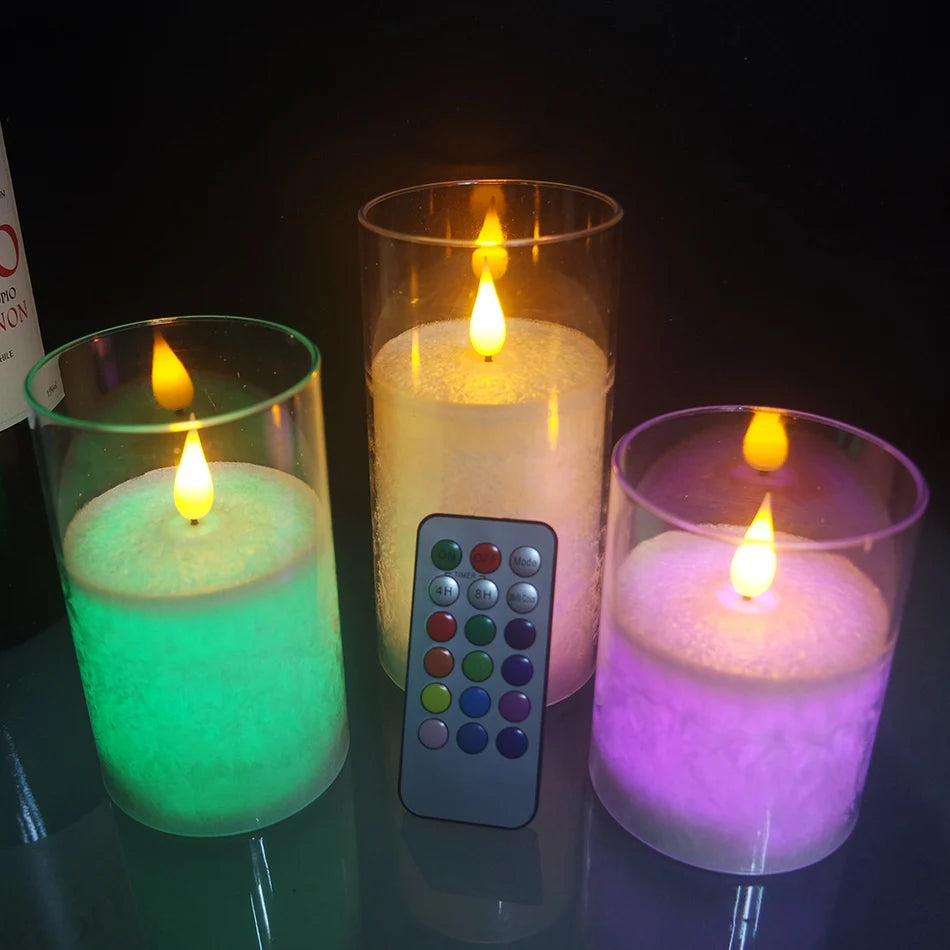 Flameless Pillar Candles