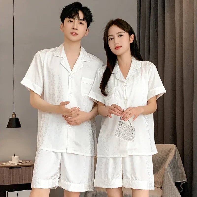 High Quality  Homewear Couple Sleepwear Female Male