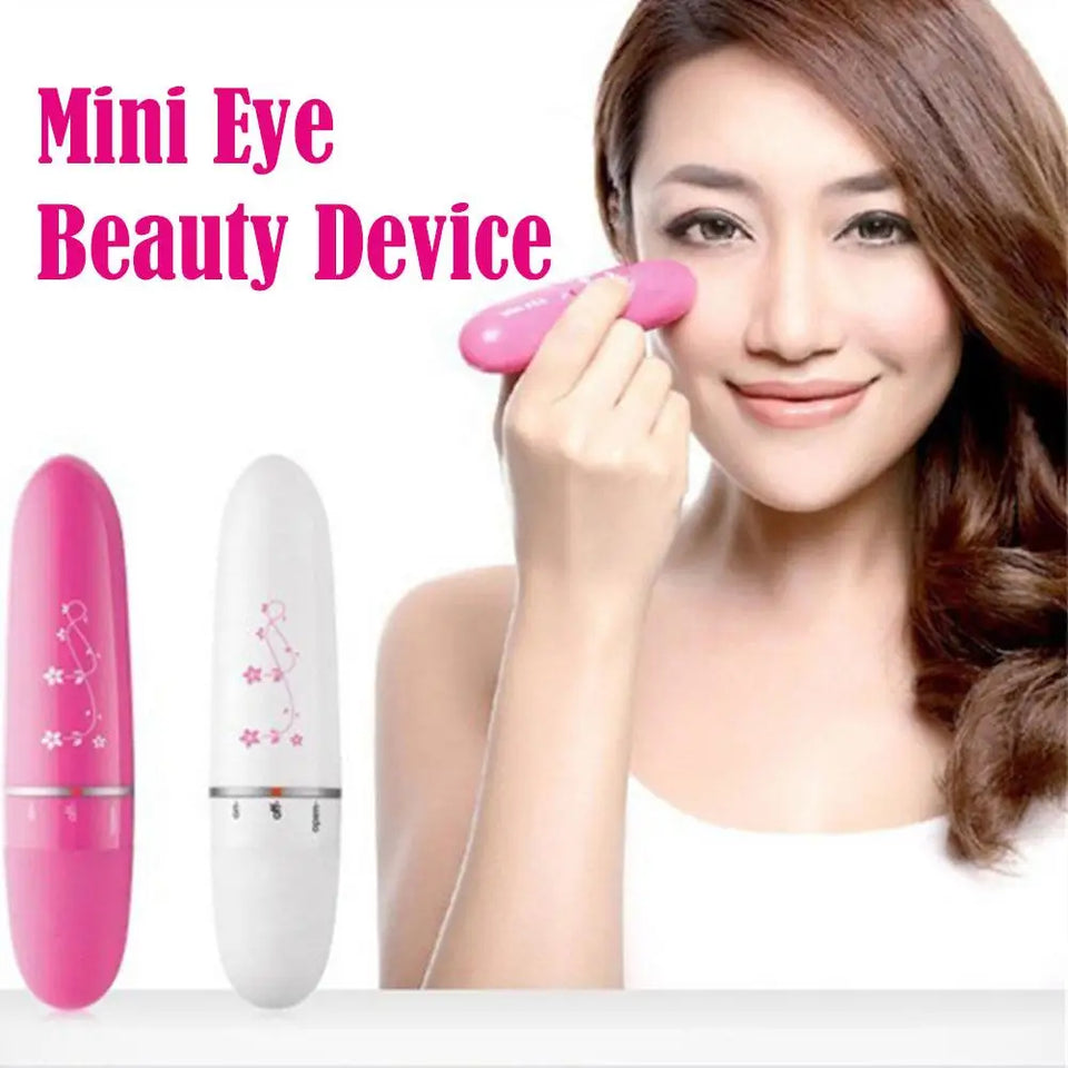 1pcs Electric Mini Eye Massager Facials Vibration Wrinkle Removal Device Dark Circles Anti-Ageing Massager Eye Skin Care Tools