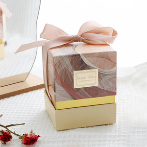 Preserved flower Scented Candle Soy Wax Dried Flowers Romantic  Candles Fragrance Ornament