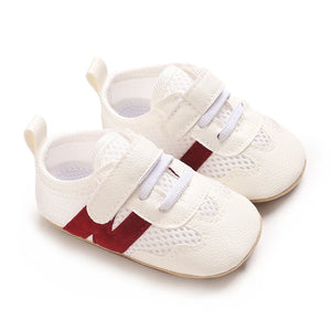 Newborn Baby Sneakers Letter Patchwork Baby Casual Shoes Anti-slip Hundred Toddler Baby Boys Girls Shoes 0-18 Months