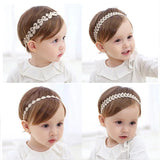 Princess Crown Flower Decor Elastic Hair Bands for Newborns Children Accessories Baby