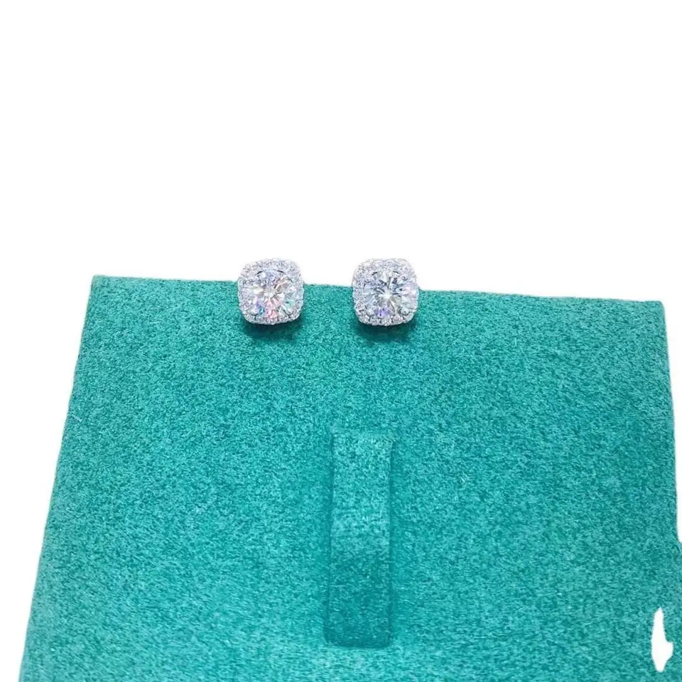 Fashion Square Zircon Necklace Earrings Ring For Women Luxury Wedding Engagement Jewelry Shining Party Jewelry Gifts