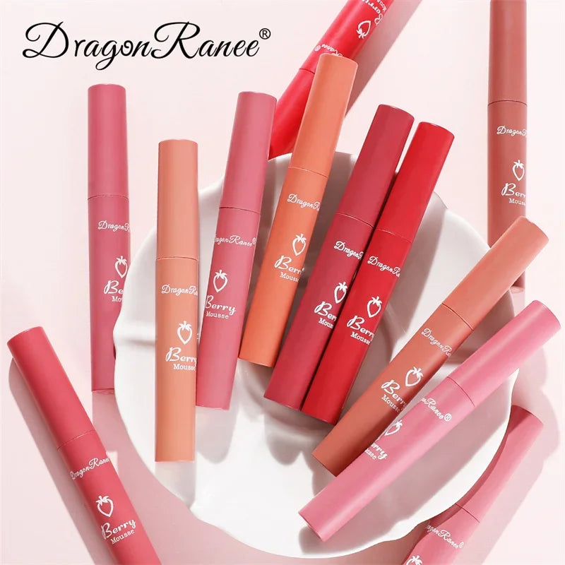 Liquid Lipstick Sexy Long Lasting Lipgloss Moisturizing Matte Velvet Lip Glaze Waterproof Non-marking Natural Lips Makeup Tint