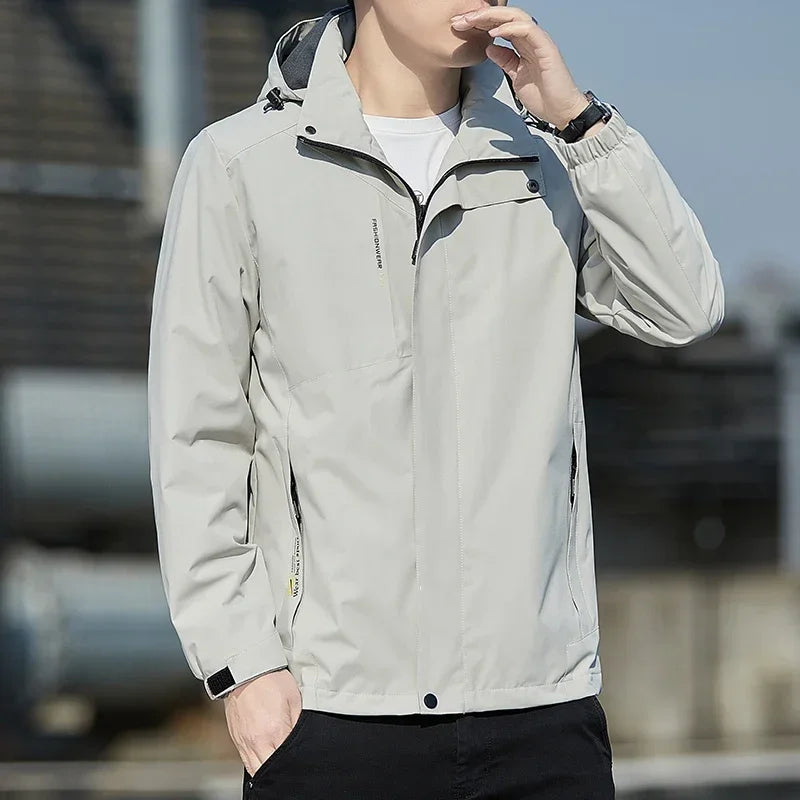 Men's Autumn Winter Jacket Plush Waterproof Male Spring Cotton Male Casual Windproof Jackets Hombre Coat Men Windbreak