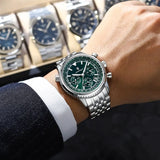 Luxury Military Watch for Men Waterproof Luminous Date Chronograph Man Watch