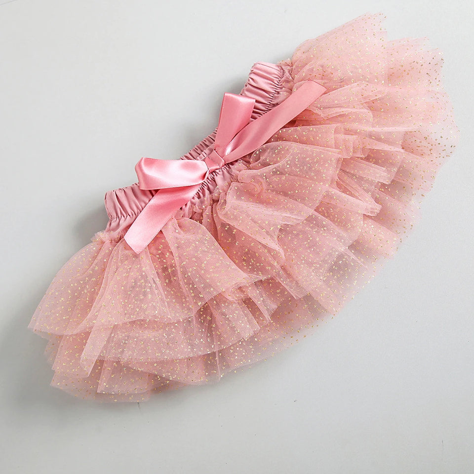 Newborn Baby Girls My First Birthday Outfits Cute Long Sleeve Floral Lace Romper Tutu Skirt Headband Children's Clothing Set