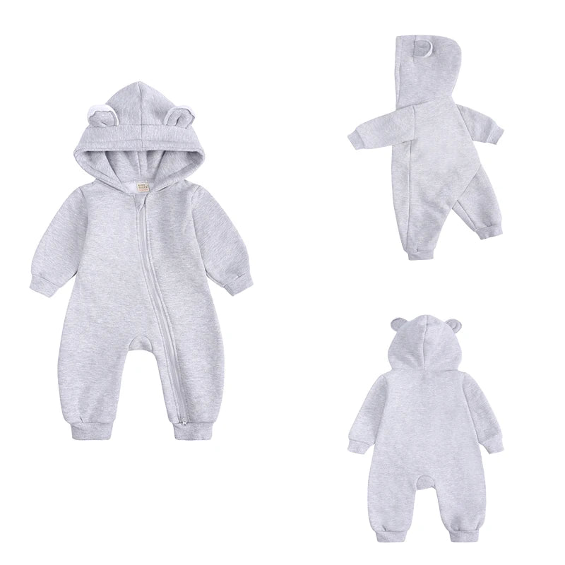 New Hot Sale Baby Boys Girls Clothes Long Sleeve Rompers