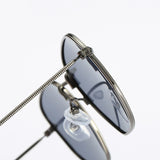Metal Vintage Sunglasses Men Luxury Brand Polygon Glasses Men