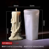 candle silicone mold flower bouquet relief resin mould blooming flower gypsum molds