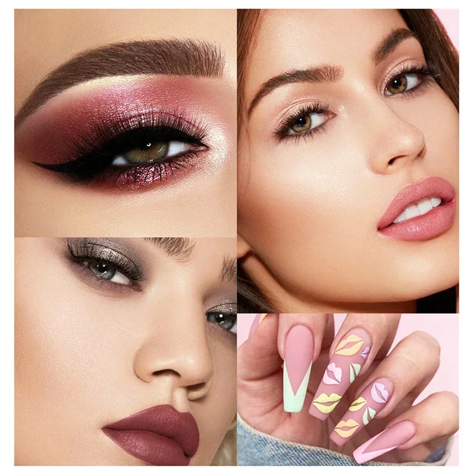Makeup Set Box Professional Full Kit Glitter Eyeshadow Powder Blush Foundation