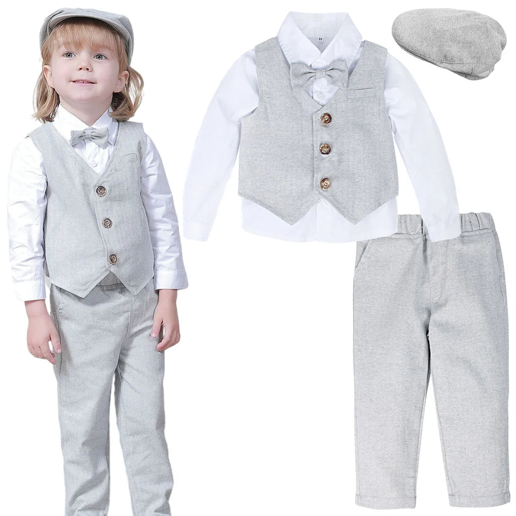 Kids Clothes Boys Wedding Suit Toddler Gentleman Outfit