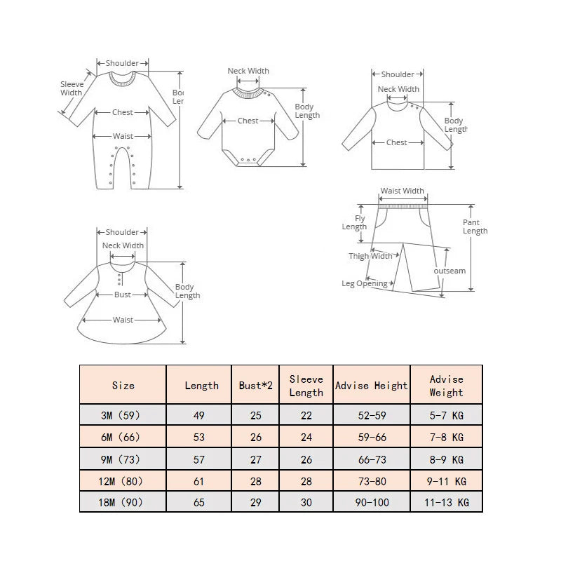 New Hot Sale Baby Boys Girls Clothes Long Sleeve Rompers