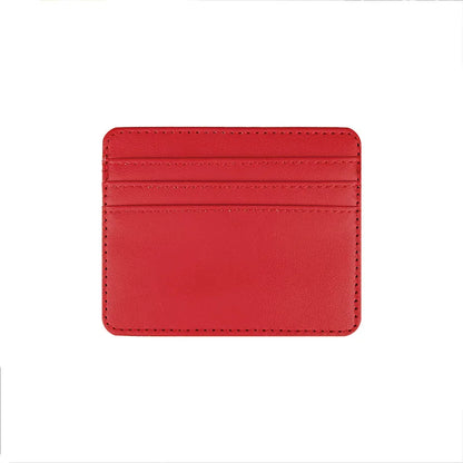 Credit Card Holder Slim Wallet Thin Small Retro Cardholder Case Men Women Luxury Card Holder Bag Pu Leather