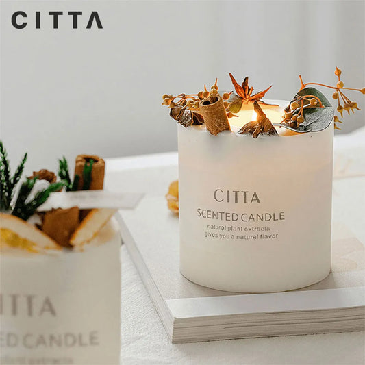 CITTA Floral Scented Candles, for Home, Wedding, Party, Birthday