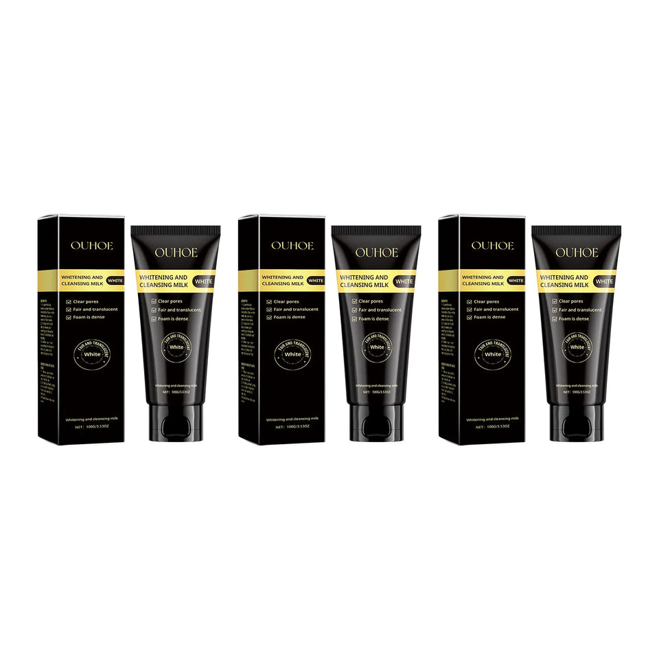 Nicotinamide Whitening Facial Cleanser Foaming Shrink Pores Deep Cleaning Oil Control Hydrating Brightening Face Wash Cleanser