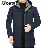 Winter Thermal Cotton-padded Jacket Men Clothing Hooded Thickening Outdoor Jackets Windbreak Quality Male Coat Trend Tops