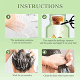 Natural Plant Herbal Hair Dye Shampoo 5 Minutes Change Hair Color