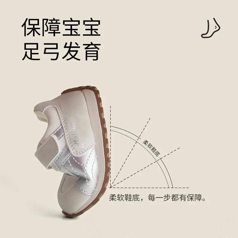 Baby Sports Shoes Spring and autumn baby walking shoes with casual shoes boys single shoes girls shoes