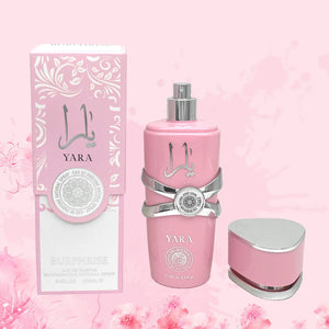 250ML 8.4FL.OZ Amber Vanilla Yara Perfume, Long Lasting Gourmand Fragrance