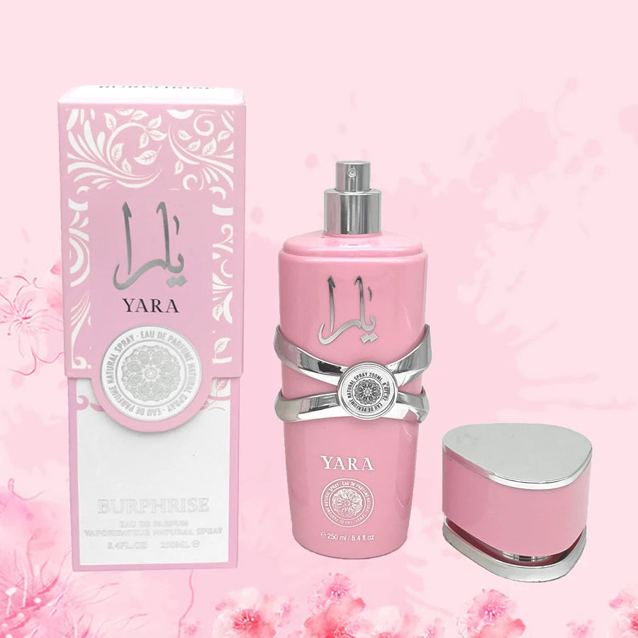 250ML 8.4FL.OZ Amber Vanilla Yara Perfume, Long Lasting Gourmand Fragrance