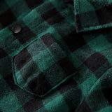Newborn Baby Boy Clothes Green Plaid Boy Rompers Christmas Jumpsuit