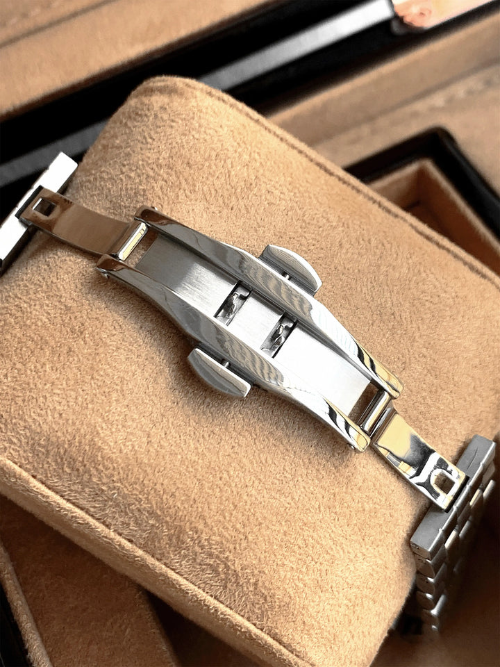 PABLO RAEZ Elegant Man Silver Wristwatch SUS304 Steel High Quality Luxury Men Watch Casual Waterproof Simple Dress Fashion Clock