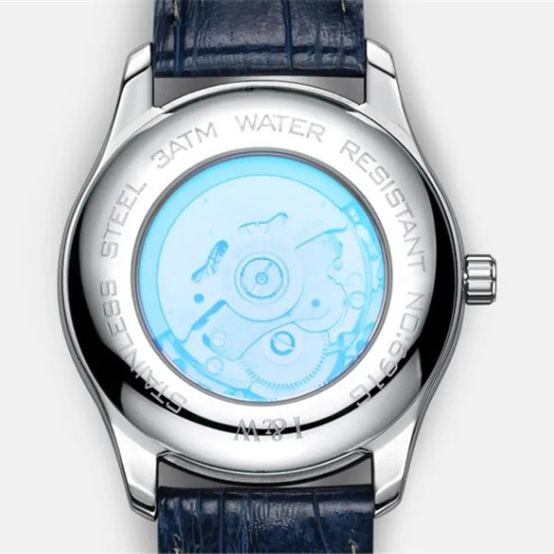 Relogio Masculino CARNIVAL Mechanical Business Watch for Men Brand Luxury GMT Automatic Wrist Watch Waterproof 2023 Reloj Hombre