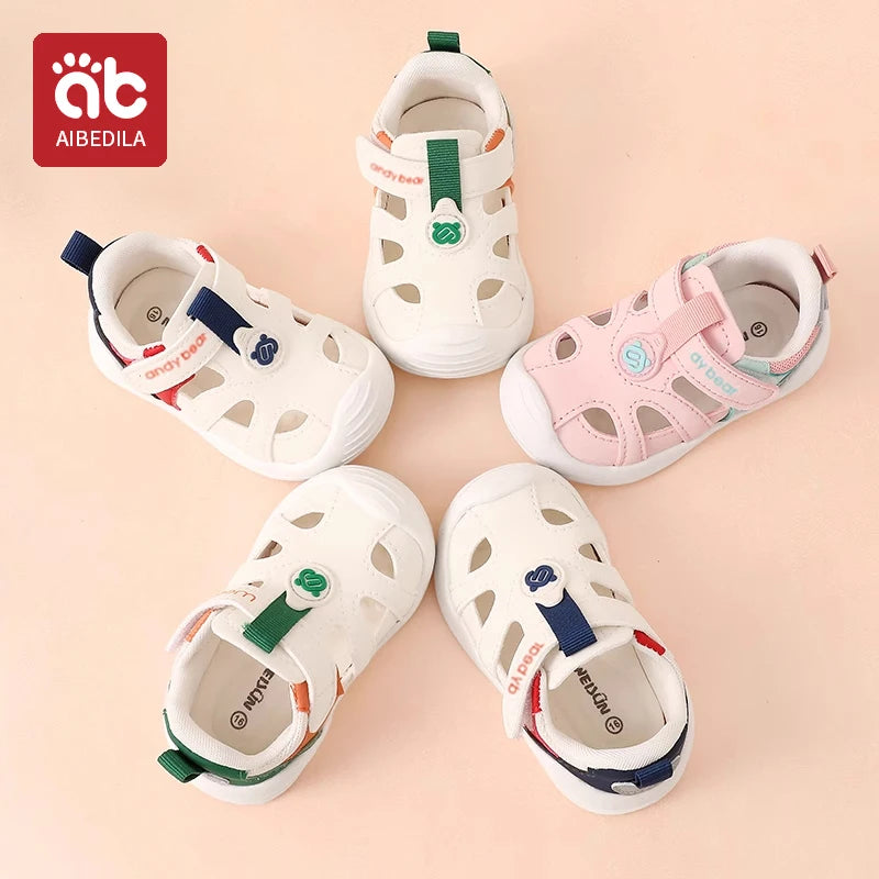 Baby Sneakers Girls Boys Lightweight Breathable Mesh First Walkers Shoes Kids Non-Slip Sandals 1-3 Year