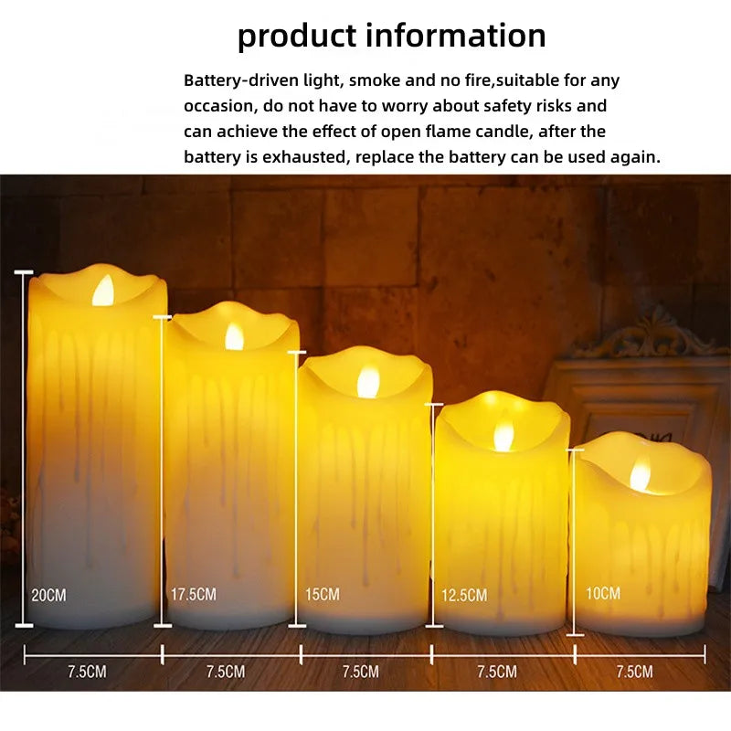 Room Decor Candle Led Lamp Candles Accessories For Home Decor Panic Buying