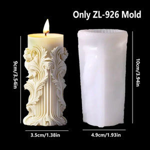 candle silicone mold flower bouquet relief resin mould blooming flower gypsum molds