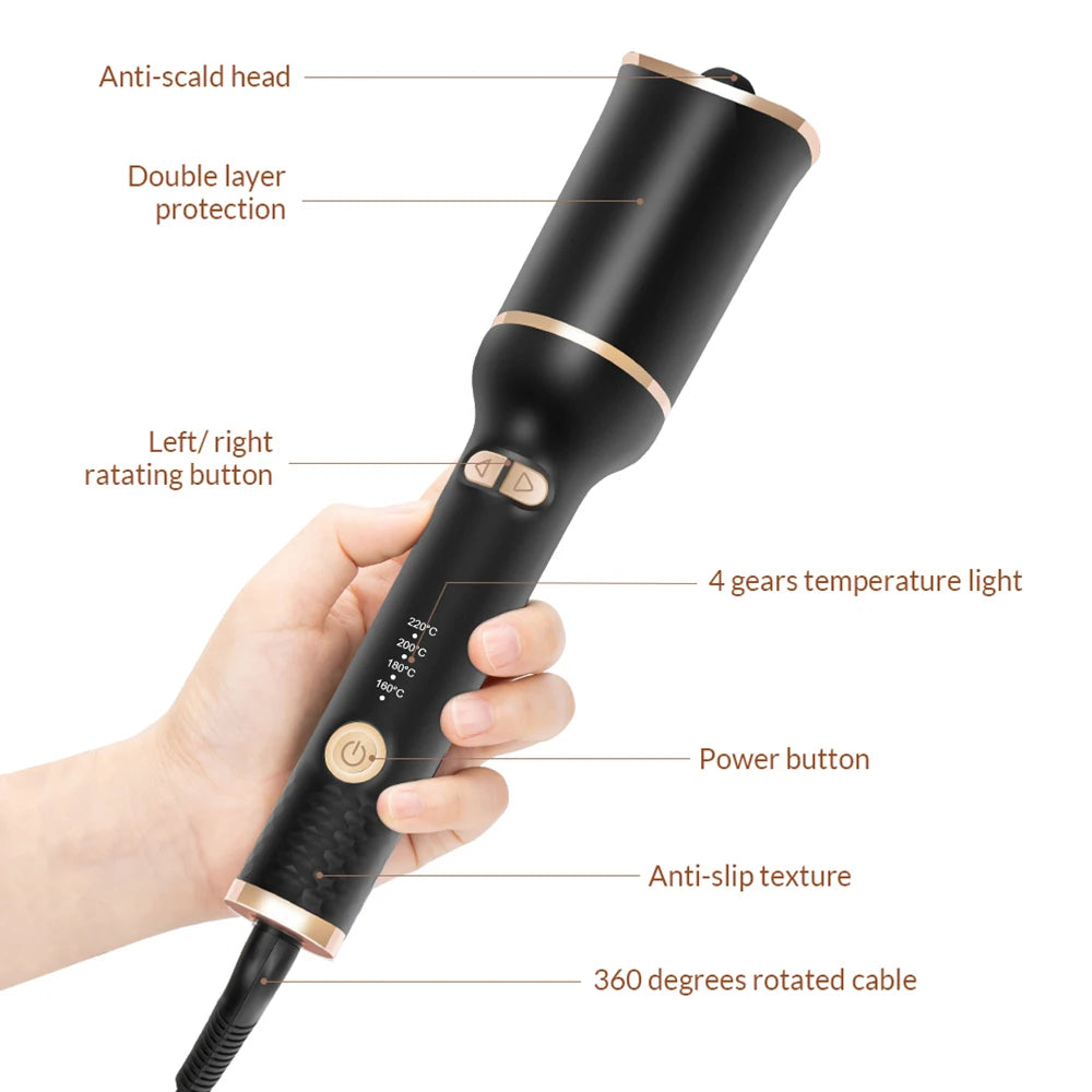 Hair Curlers Auto Rotating Ceramic