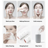 4Packs Disposable Cotton Tissue Wet Dry Wipes Makeup Remover